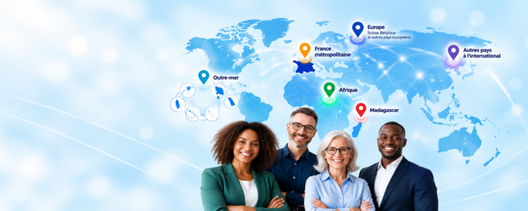Visuel du réseau FACE de formateurs, formatrices, coachs et consultants intervenant en France et à l’international.